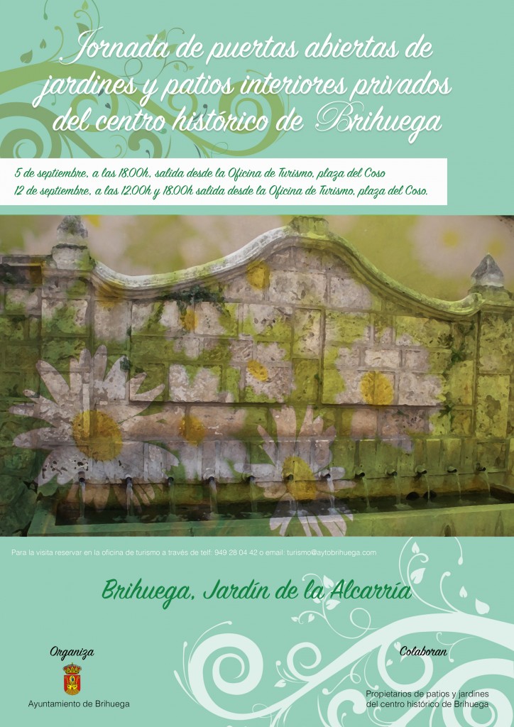 Cartel jardines Brihuega 724x1024