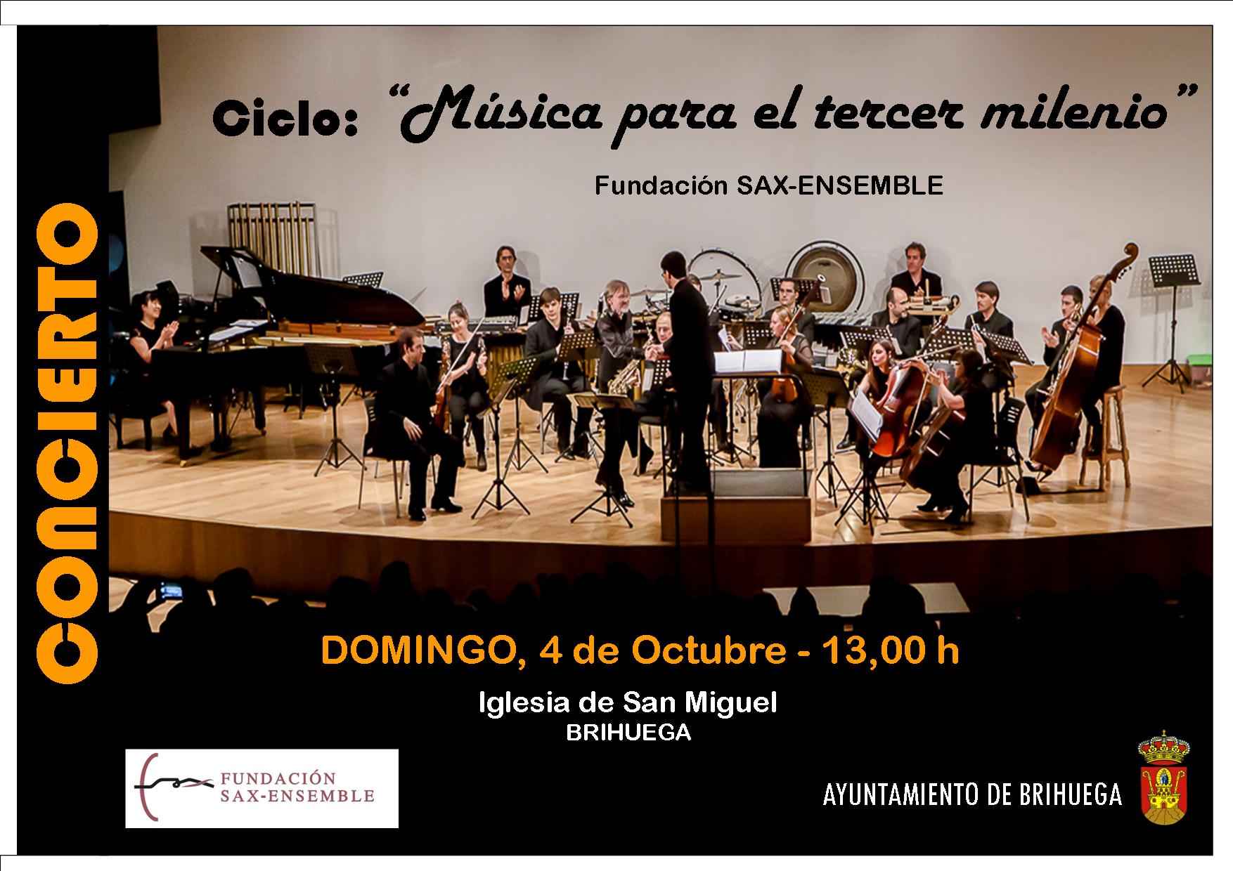 Concierto Fundación Sax Ensembre Cartel