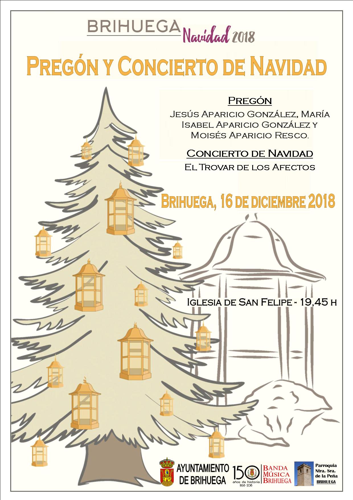 Pregón y Concierto de Navidad 2018